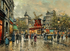Antoine-Blanchard-xx-Le-Moulin-Rouge-Place-Blanche-a-Montmartre